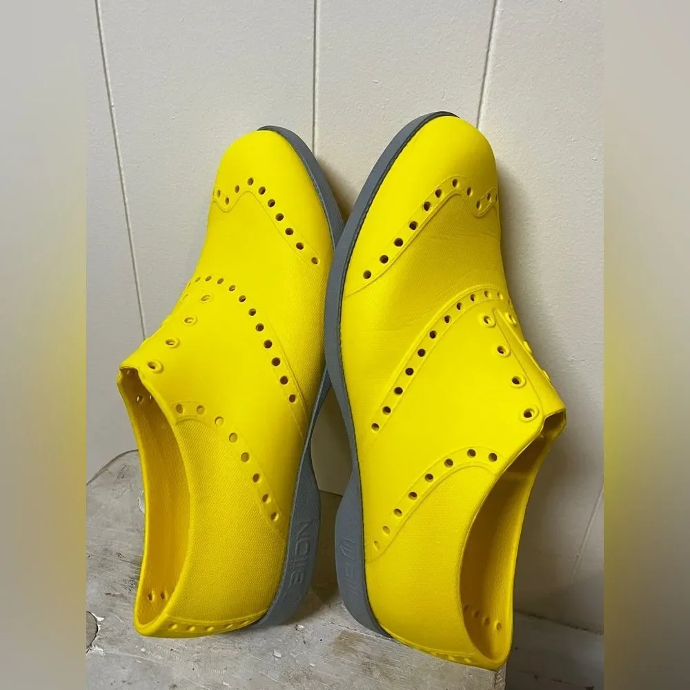 Biion Yellow Oxford Golf Shoes M-5, W-7